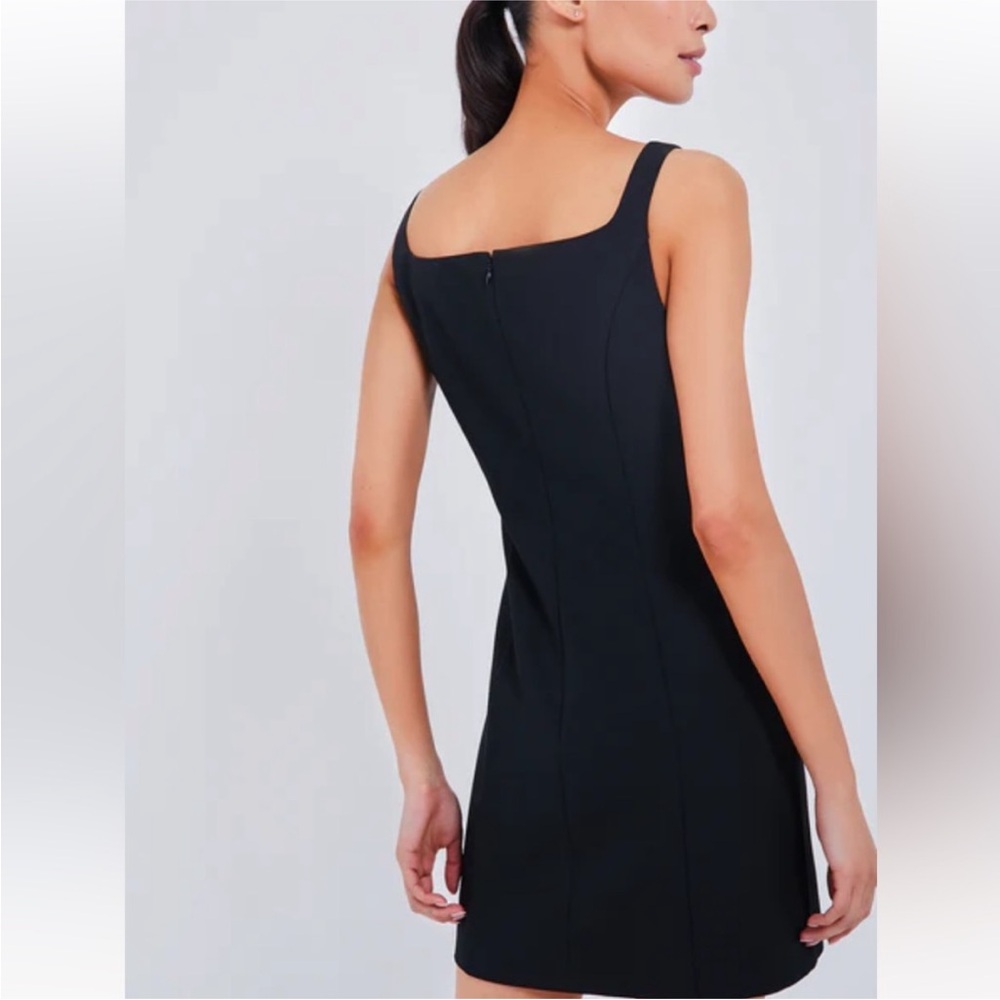 Hyacinth House Holly Golightly Black Mini Dress Size Medium NWT - Picture 2 of 6